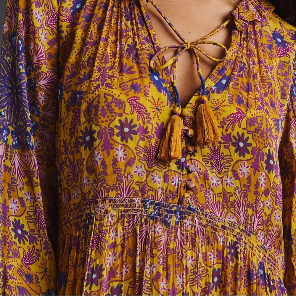 Anthropologie Maxi Dress Like New - Picture 3 of 7